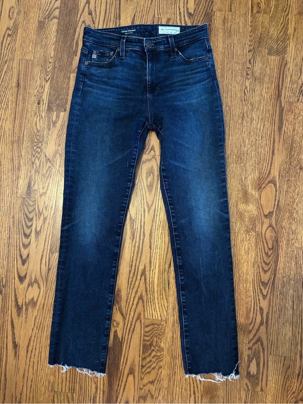 Adriano Goldschmied x Anthropologie The Stevie High-Rise Slim Straight Jeans 27R